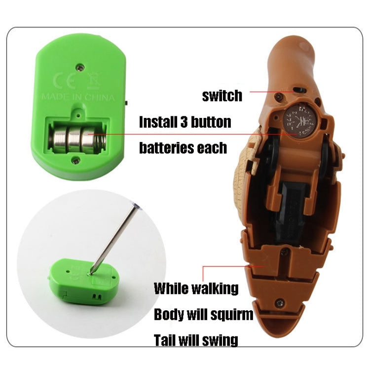 7701 Niños Eléctrico Control Remoto Infrarrojo Caracol Simulación Mascota Tricky, Snail(Gray), Snail(Brown)