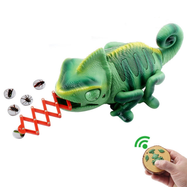 8888 Niños Control remoto infrarrojo eléctrico Camaleón gateando Luz de respiración colorida Juguete complicado, Chameleon