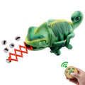 8888 Niños Control remoto infrarrojo eléctrico Camaleón gateando Luz de respiración colorida Juguete complicado, Chameleon