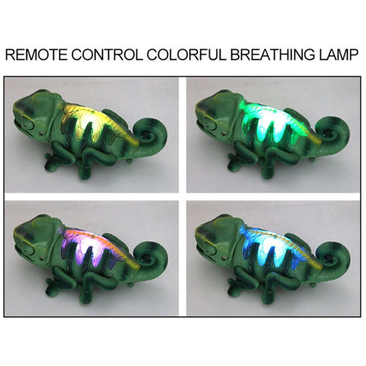 8888 Niños Control remoto infrarrojo eléctrico Camaleón gateando Luz de respiración colorida Juguete complicado, Chameleon