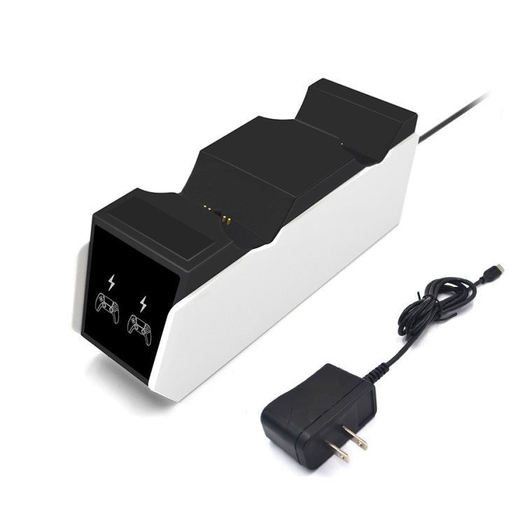Cargador doble con mango de contacto iPega SND-462, cargador con mango para juego para PS5, SND-462(US Plug), SND-462((EU Plug)