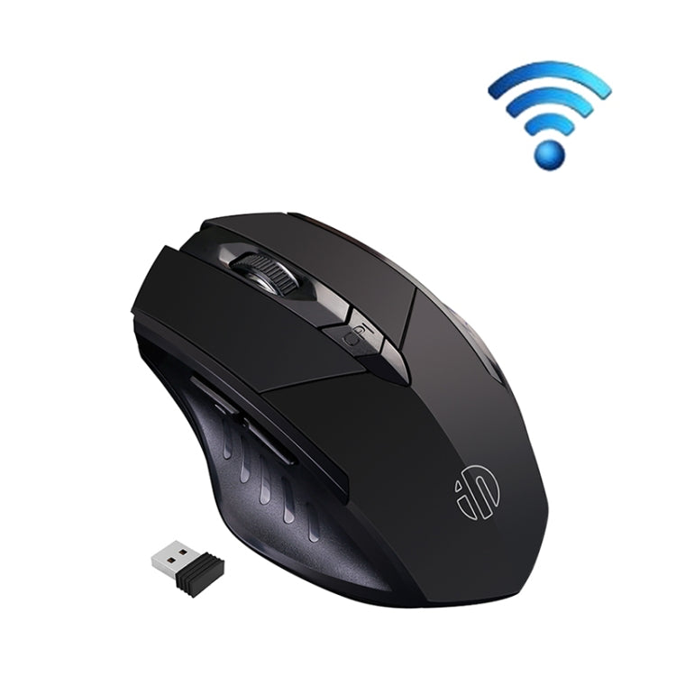 Inphic PM6 6 teclas 1000/1200/1600 DPI Home Macro programación Gaming ratón mecánico inalámbrico, Black Wireless Charging Silent Version, Gray Wireless Charging Silent Version, Red Wireless Charging Silent Version                                       ...