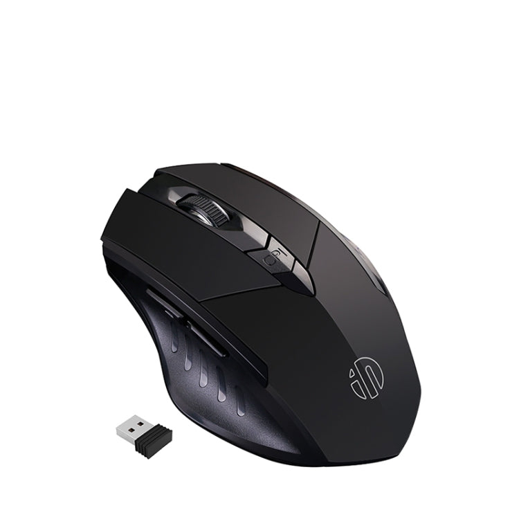 Inphic PM6 6 teclas 1000/1200/1600 DPI Home Macro programación Gaming ratón mecánico inalámbrico, Black Wireless Charging Silent Version, Gray Wireless Charging Silent Version, Red Wireless Charging Silent Version                                       ...