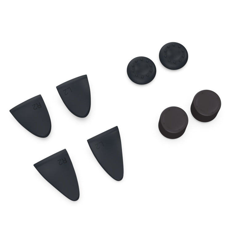 2 juegos de botón de disparo de mango 8 en 1 + tapa basculante adecuada para PS5, 8 in 1 Handle Trigger Button