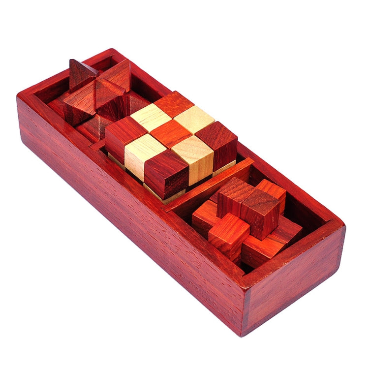 Juguetes Educativos de madera clásicos Kongming Lock Luban Lock desbloqueo de inteligencia, Intelligence Unlock