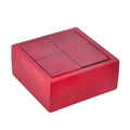 Juguete educativo de madera clásico para adultos de 2 piezas, Block Puzzle