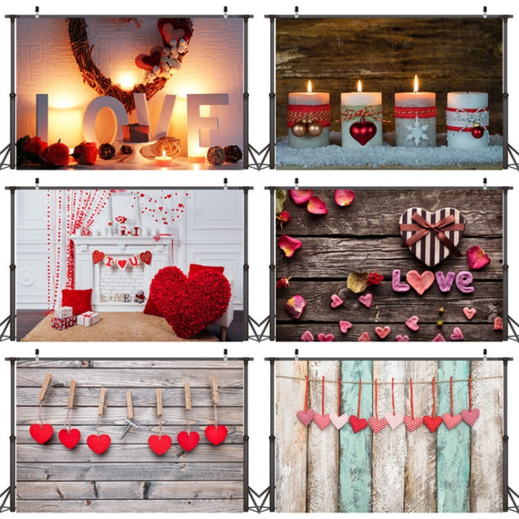 Tela de fondo para fotografía fotográfica con personalidad del Día de San Valentín de 2,1 m x 1,5 m