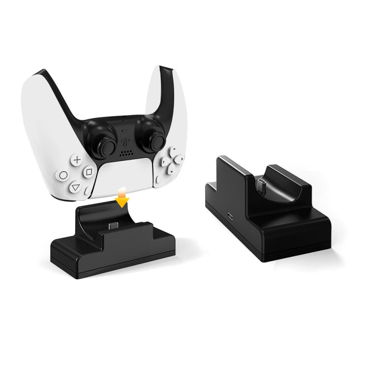 Cargador de mango Cargador de asiento Cargador de mango de juego para PS5, Single Charger, Dual Charger