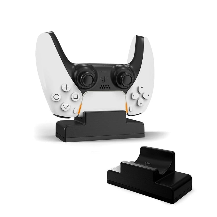 Cargador de mango Cargador de asiento Cargador de mango de juego para PS5, Single Charger, Dual Charger