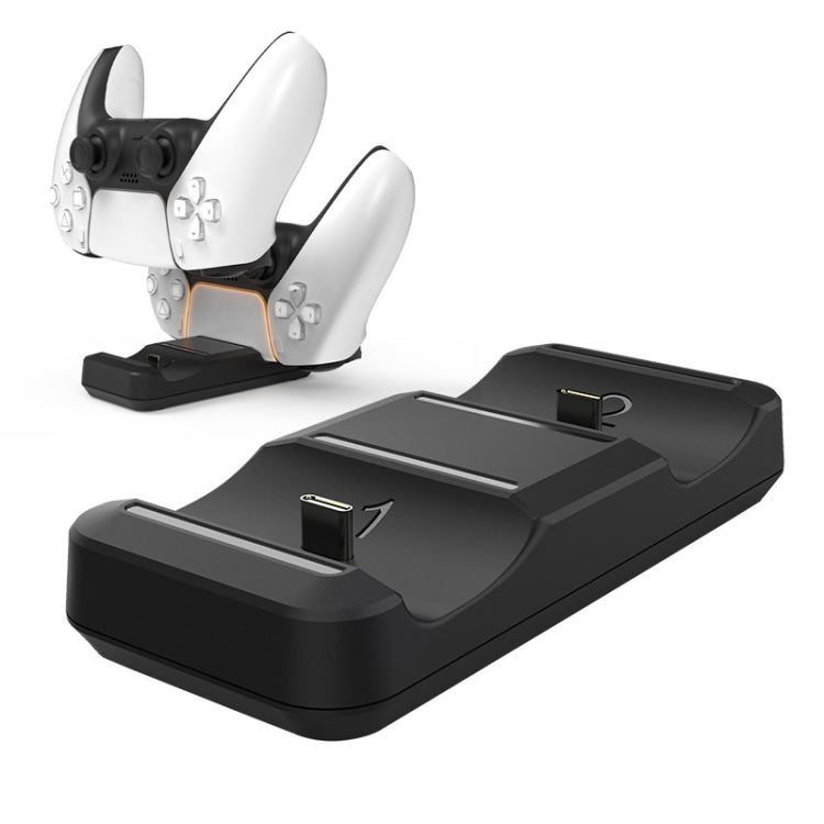 Cargador de mango Cargador de asiento Cargador de mango de juego para PS5, Single Charger, Dual Charger