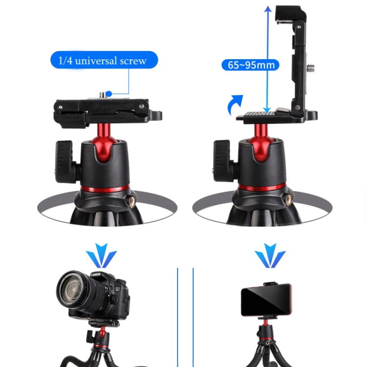 Cámara SLR portátil teléfono móvil Mini soporte de trípode de escritorio en vivo, Without Head, With Head