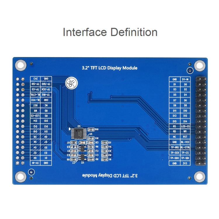 Waveshare 16498 LCD táctil (D) de 3,2 pulgadas, 320 x 240 píxeles, con panel táctil y controladores independientes, 3.2inch LCD (D)