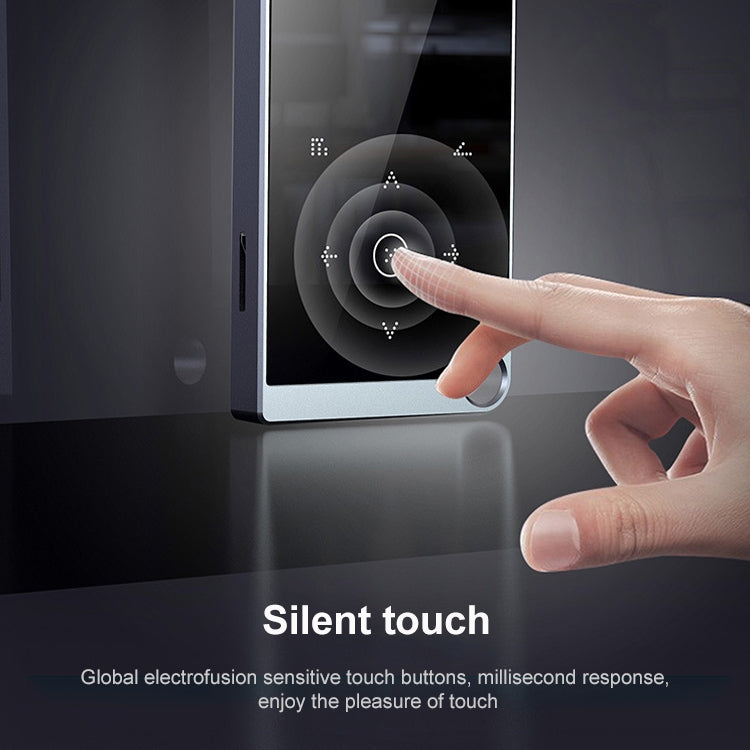Reproductor de música sin pérdidas MP4/MP3 con botón táctil de 2,4 pulgadas, compatible con libros electrónicos/despertador/apagado con temporizador, 4GB without Bluetooth, 8GB without Bluetooth, 16GB without Bluetooth, 4GB Bluetooth Version           ...