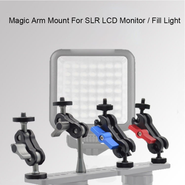 Soporte de brazo mágico YJ, brazo mágico con cabeza de bola de 1/4 pulgadas, MA-95 Gun Gray, MA-75 Gun Gray, MA-100B Blue, MA-100R Red, MA-113 Black
