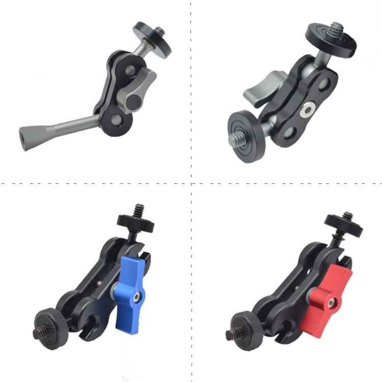 Soporte de brazo mágico YJ, brazo mágico con cabeza de bola de 1/4 pulgadas, MA-95 Gun Gray, MA-75 Gun Gray, MA-100B Blue, MA-100R Red, MA-113 Black