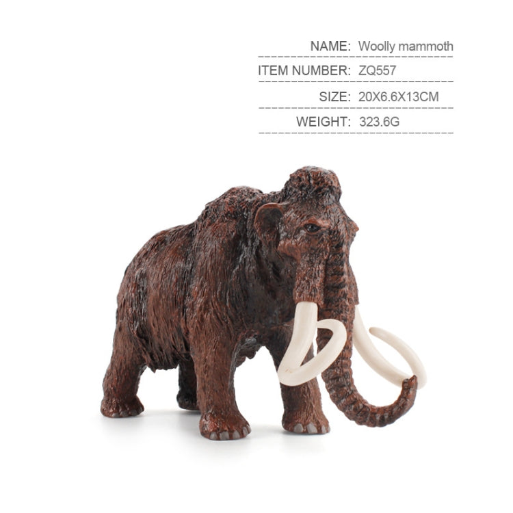 Niños Ciencia Educación Cognición Simulación Océano Salvaje Animal Antiguo Modelo, Woolly Mammoth, Megalodon, Dire Wolf, Saber-toothed Tiger, Black Emperor Crocodile, Saber-toothed Lion, Ancient Animal Set