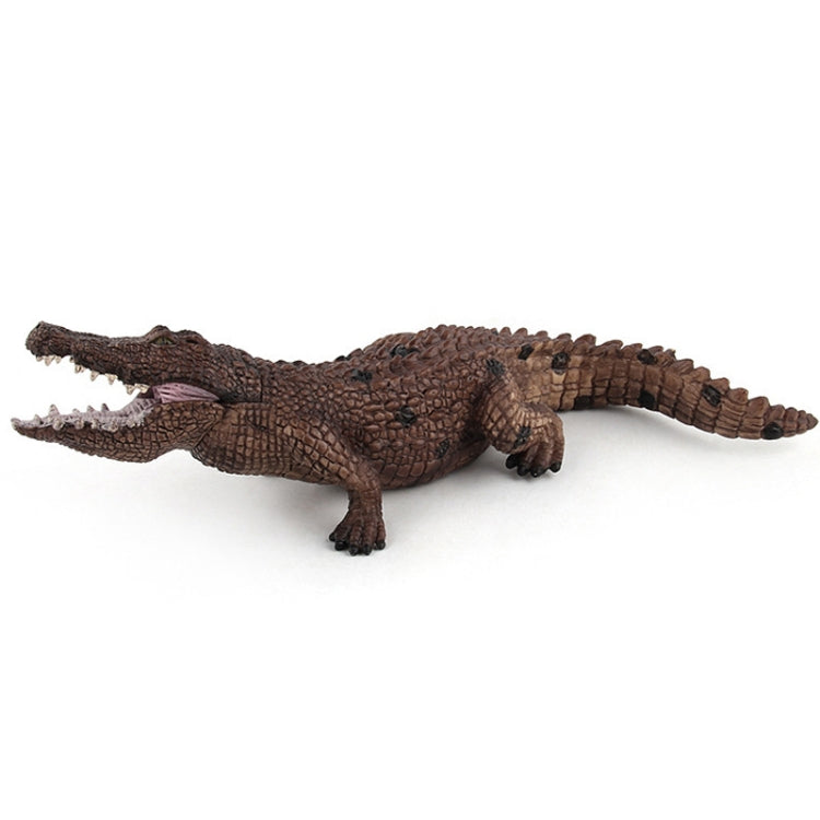 Simulación de cocodrilo modelo PVC Animal salvaje decoración estática juguete, LX829, PL127-888, PL127-923, 3 PCS / Set