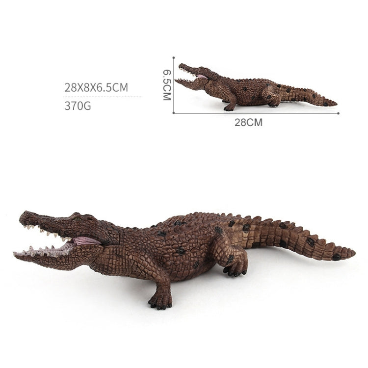 Simulación de cocodrilo modelo PVC Animal salvaje decoración estática juguete, LX829, PL127-888, PL127-923, 3 PCS / Set