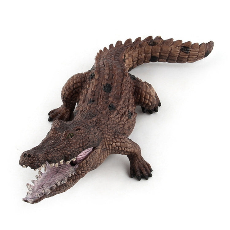 Simulación de cocodrilo modelo PVC Animal salvaje decoración estática juguete, LX829, PL127-888, PL127-923, 3 PCS / Set