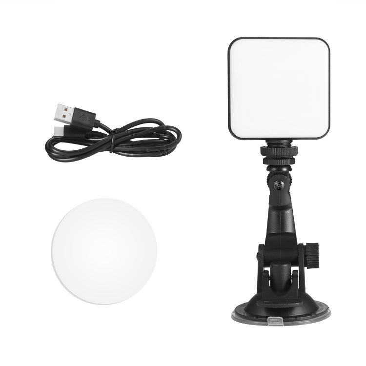 Luz de relleno para videoconferencia, cámara de teléfono móvil, ordenador Universal, luz de fotografía en vivo, Suction Cup Set