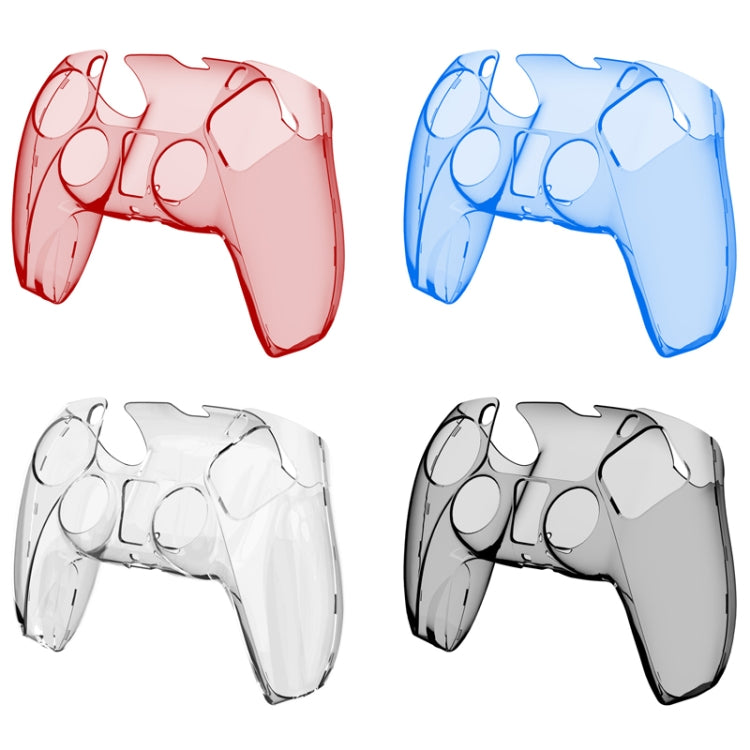 KJH PS5-002 controlador de juego carcasa de cristal controlador inalámbrico cubierta protectora PC carcasa dura protectora transparente para PS5