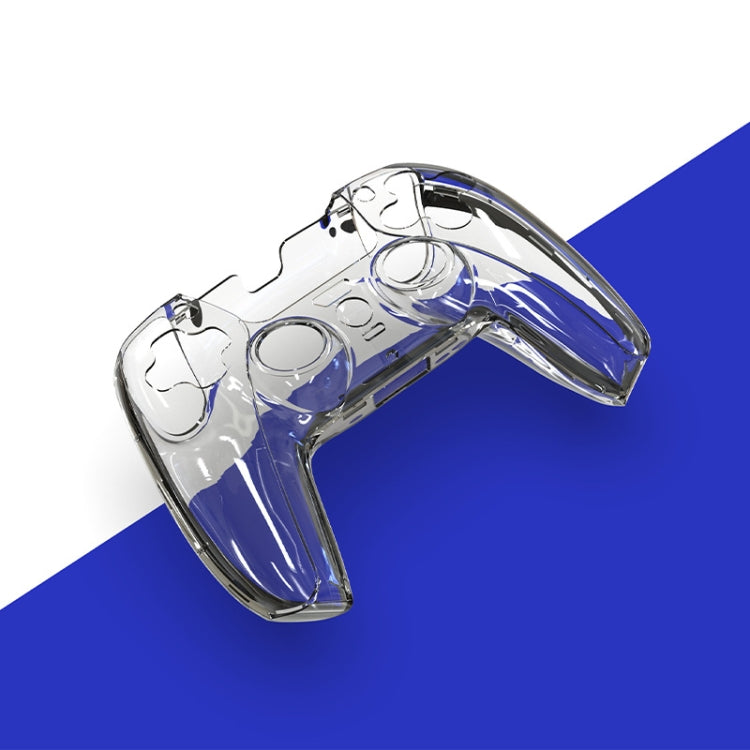 KJH PS5-002 controlador de juego carcasa de cristal controlador inalámbrico cubierta protectora PC carcasa dura protectora transparente para PS5