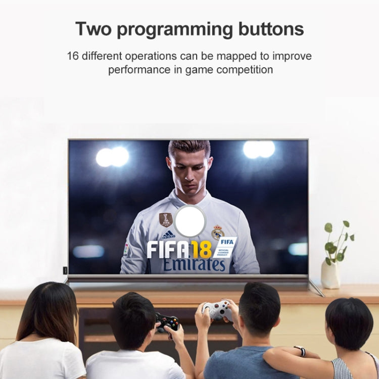 Corazón para el controlador del juego Placa de conexión de la tecla lateral trasera Botones adicionales en la parte posterior Conecte la unidad de extensión trasera para PS4, 2