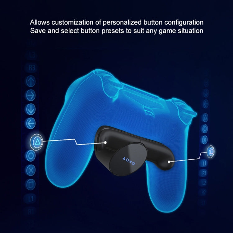 Corazón para el controlador del juego Placa de conexión de la tecla lateral trasera Botones adicionales en la parte posterior Conecte la unidad de extensión trasera para PS4, 2