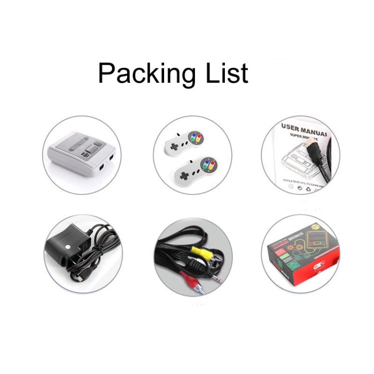Consola de juegos SFC620 Mini de 8 bits para TV, 620 juegos integrados, compatible con salida AV, SFC620(US Plug), SFC620(EU Plug), SFC620(UK Plug)