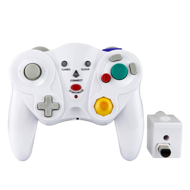 Gamepad inalámbrico HY-5201 2.4HGz para Nintendo NGC, HY-5201 White, HY-5201Purple, HY-5201Black, HY-5201Orange, HY-5201Silver
