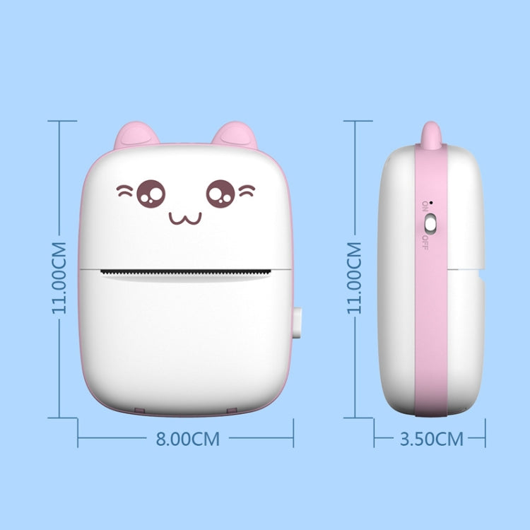 Mini impresora térmica portátil, impresora fotográfica Bluetooth, impresora de colecciones de errores de tareas para estudiantes, C9 Mini Thermal Printer