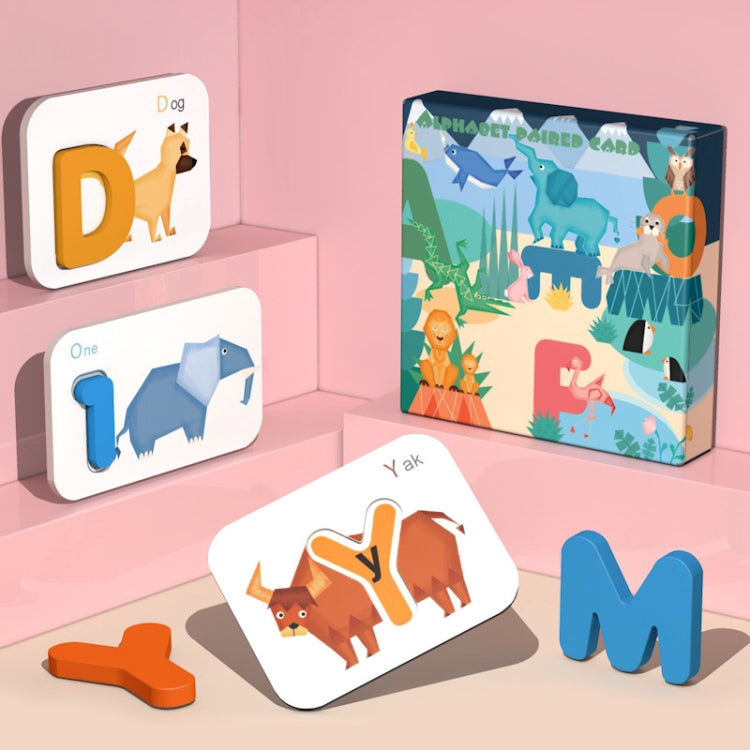 XHN-001 Número Carta Tarjeta cognitiva a juego Rompecabezas 3D de doble cara Rompecabezas para niños Juguete de educación temprana, XHN-001 Double-Sided 3D Puzzle