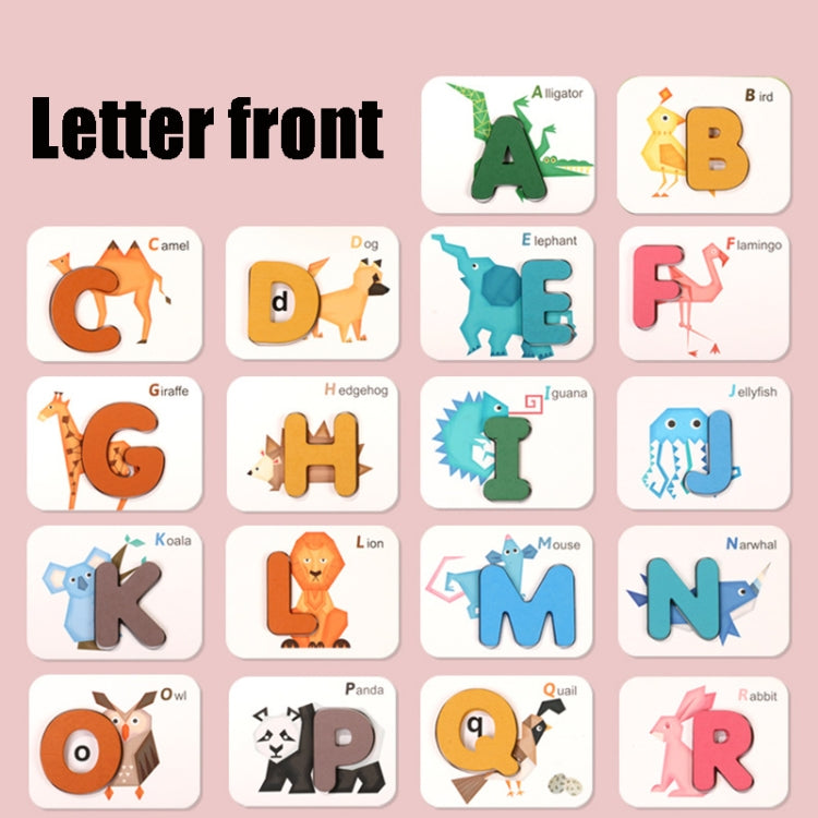XHN-001 Número Carta Tarjeta cognitiva a juego Rompecabezas 3D de doble cara Rompecabezas para niños Juguete de educación temprana, XHN-001 Double-Sided 3D Puzzle