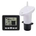 TS-FT002 Indicador de nivel de tanque de agua electrónico ultrasónico multifuncional con termómetro de temperatura interior Pantalla de reloj Indicador de nivel de agua, TS-FT002