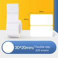 Papel de etiqueta térmica Papel autoadhesivo Activo fijo Etiqueta de ropa para alimentos Etiqueta de precio para NIIMBOT B11 / B3S, 20x10mm 600 Sheets, 25x15mm 460 Sheets, 30x15mm 460 Sheets, 30x20mm 320 Sheets, 30x30mm 230 Sheets, 30x40mm 180 Sheets  ...