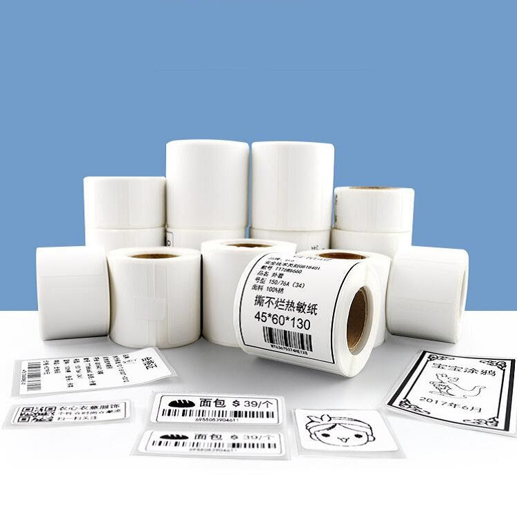Papel de etiqueta térmica Papel autoadhesivo Activo fijo Etiqueta de ropa para alimentos Etiqueta de precio para NIIMBOT B11 / B3S, 20x10mm 600 Sheets, 25x15mm 460 Sheets, 30x15mm 460 Sheets, 30x20mm 320 Sheets, 30x30mm 230 Sheets, 30x40mm 180 Sheets  ...