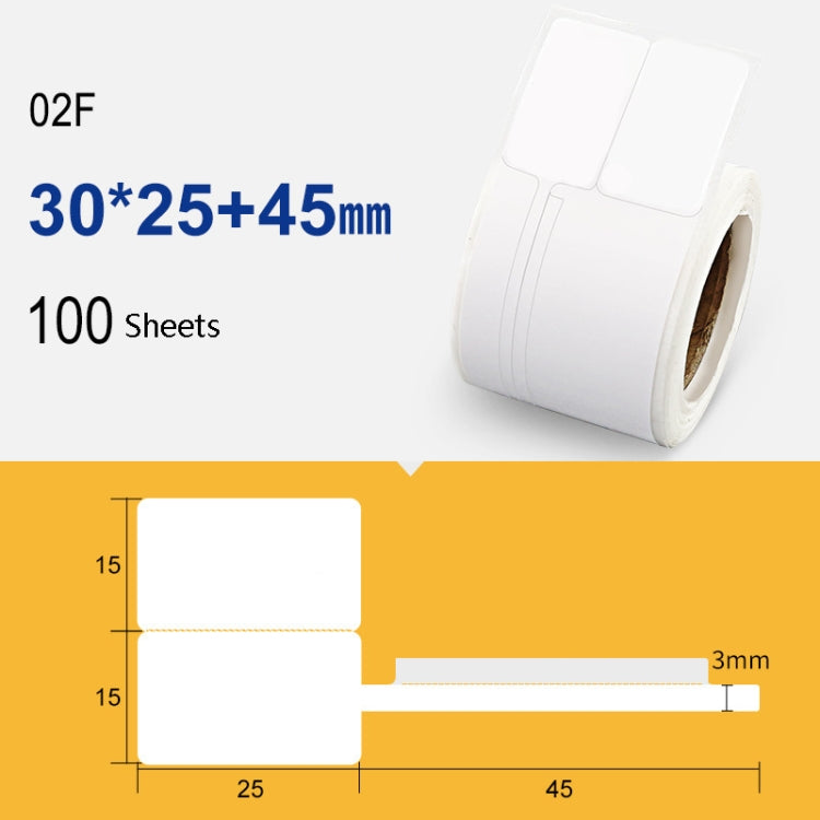 2 uds etiqueta de joyería etiqueta de precio papel adhesivo térmico para etiquetas para NIIMBOT B11 / B3S, 02F 100 Sheets, 02T 100 Sheets, 02F Festive Red 100 Sheets, 02T Auspicious Cloud Red 100 Sheets, 02T Feather Ink 100 Sheets, 02T Midnight 100 She...