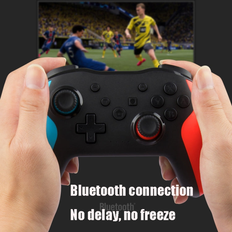 NS009 Gamepad inalámbrico Bluetooth con ráfaga de vibración de 6 ejes para Switch Pro
