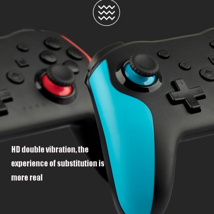 NS009 Gamepad inalámbrico Bluetooth con ráfaga de vibración de 6 ejes para Switch Pro