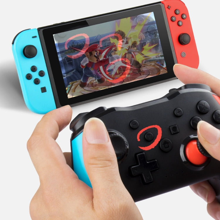 NS009 Gamepad inalámbrico Bluetooth con ráfaga de vibración de 6 ejes para Switch Pro