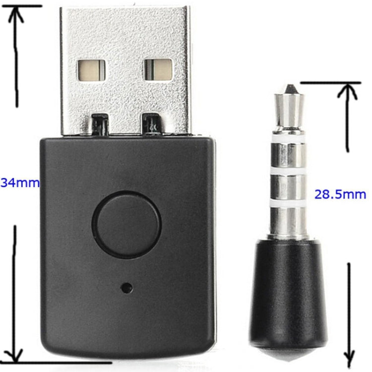 Adaptador de receptor de controlador Bluetooth USB 4.0 Controlador de juegos Receptor de auriculares para PS5, For PS5