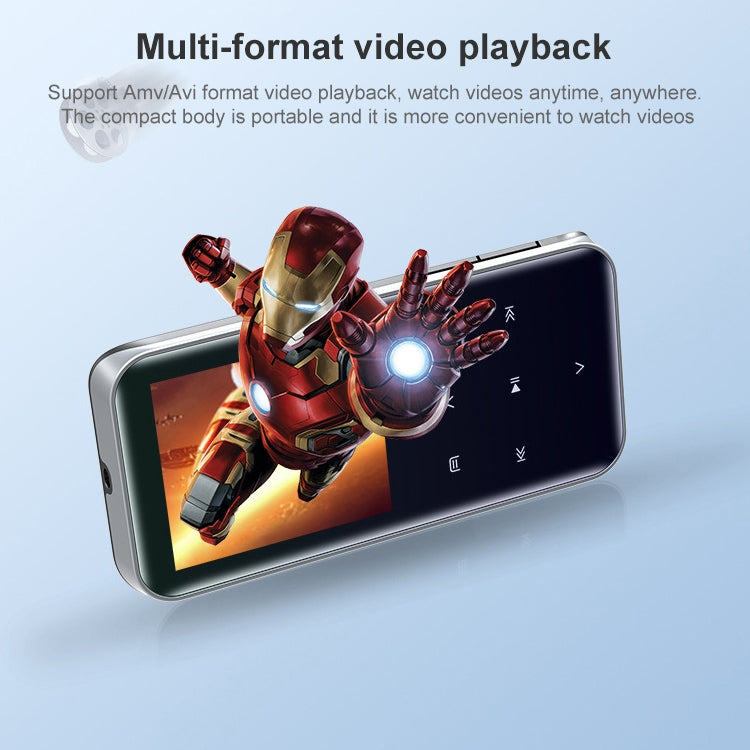 Reproductor MP3 portátil con pantalla táctil Bluetooth, grabador, libro electrónico, 4GB, 8GB, 16GB, 32GB
