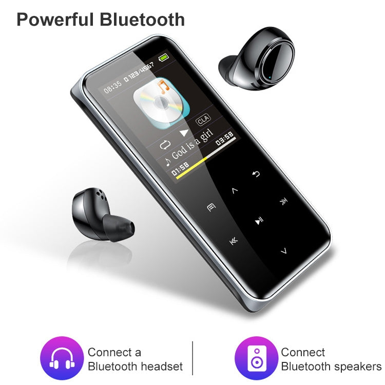 Reproductor MP3 portátil con pantalla táctil Bluetooth, grabador, libro electrónico, 4GB, 8GB, 16GB, 32GB
