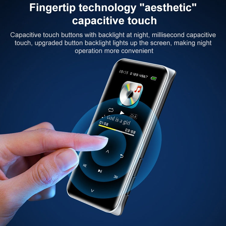 Reproductor MP3 portátil con pantalla táctil Bluetooth, grabador, libro electrónico, 4GB, 8GB, 16GB, 32GB