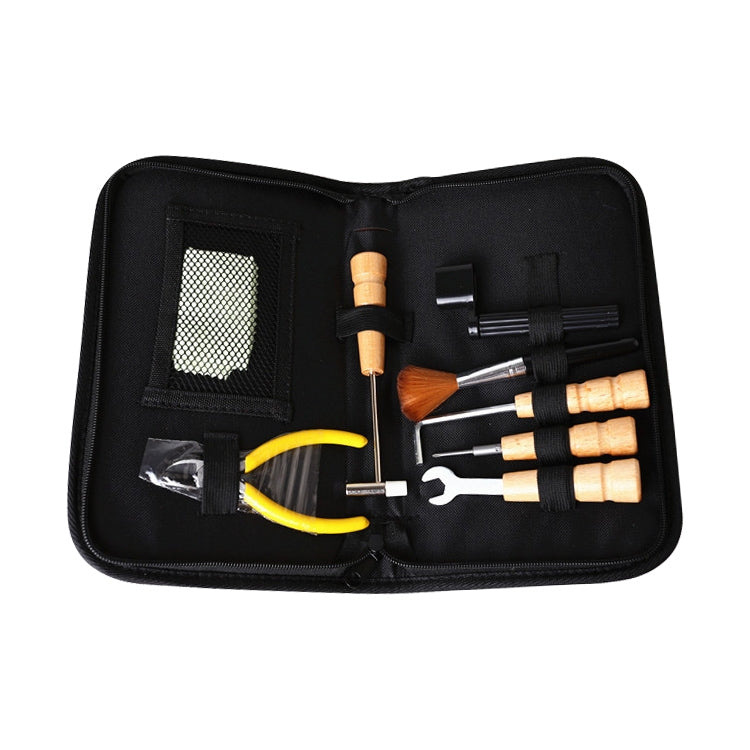 Juego de 7 piezas Kit de cambio de cuerdas de guitarra Herramienta de reparación y cuidado de guitarra, Guitar String Changing Kit
