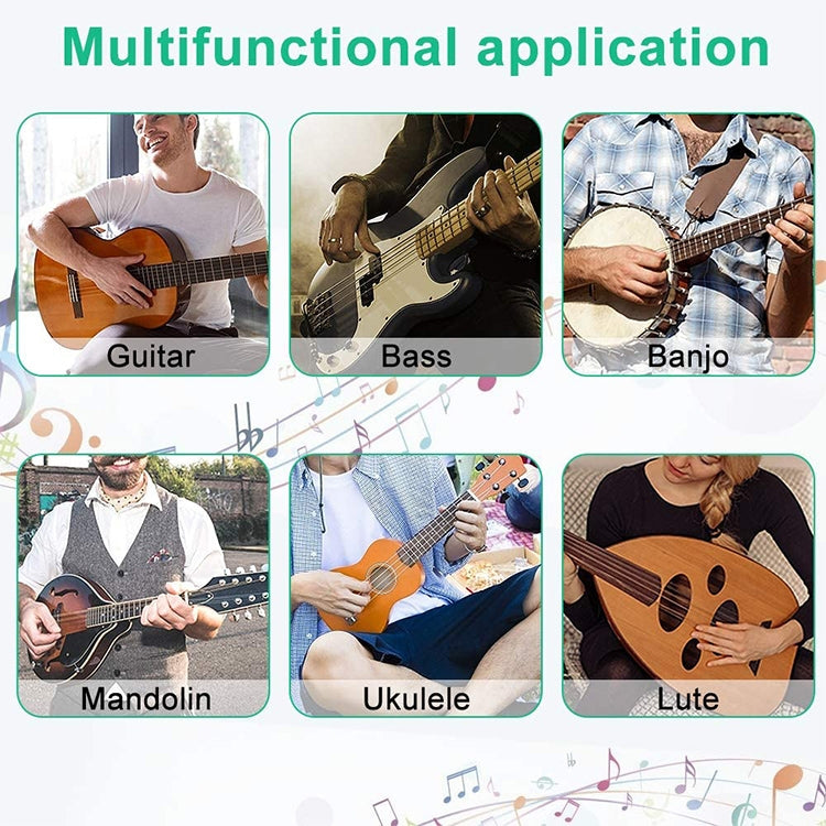 Juego de 7 piezas Kit de cambio de cuerdas de guitarra Herramienta de reparación y cuidado de guitarra, Guitar String Changing Kit