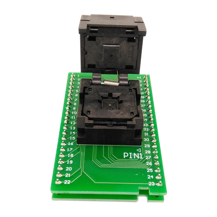 QFN44-0.5 Flip Shrapnel Burn Socket Test Socket Programador, QFN44-0.5
