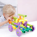 Los bloques huecos plásticos educativos del tubo de los niños ensamblaron el juguete 72 PC/sistema, Plastic Pipe Building Blocks