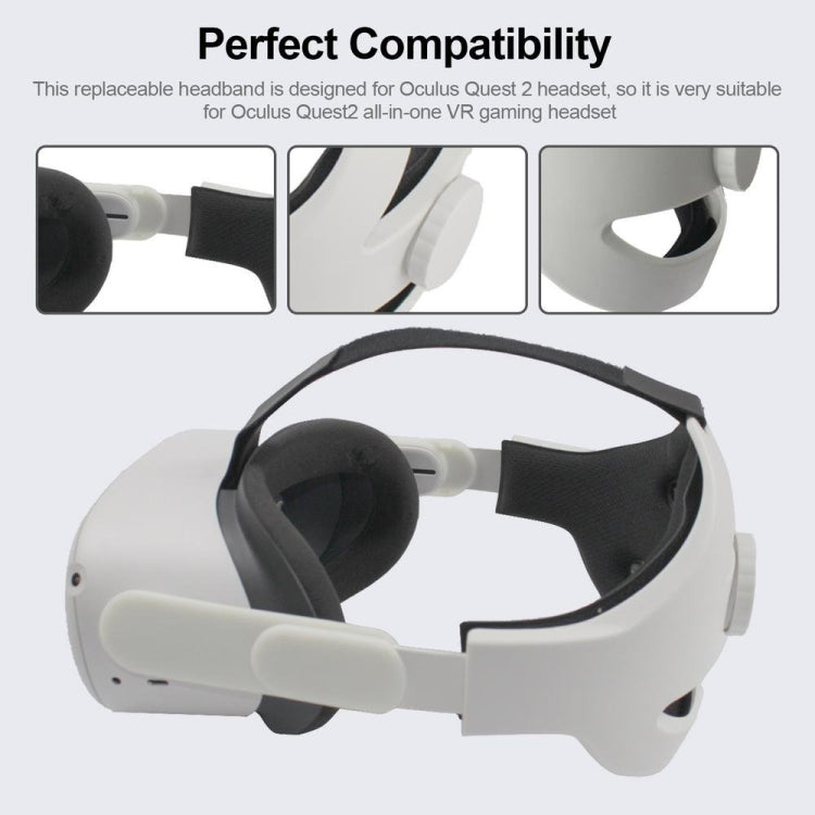 Auriculares de repuesto cómodos VR, accesorios VR, diadema para pérdida de peso, para Oculus Quest 2, Weight Loss Headband