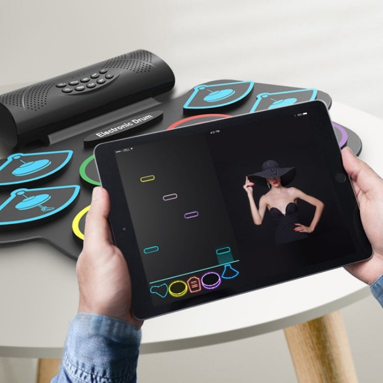 Juego de batería Bluetooth MD862M para principiantes Aprende a tocar batería electrónica portátil, MD862M